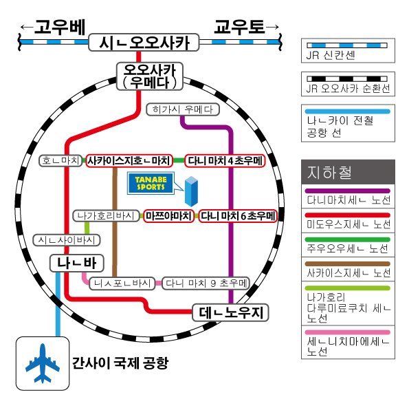 路線図（韓国語）