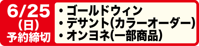 6/25締切