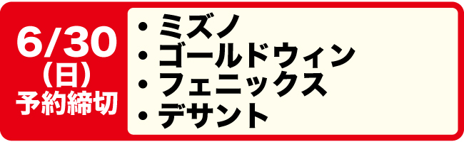 6/30締切