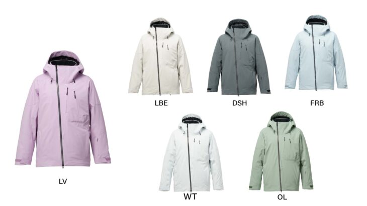 ZAM25OT01 / City to Snow Jacketカラーバリエーション