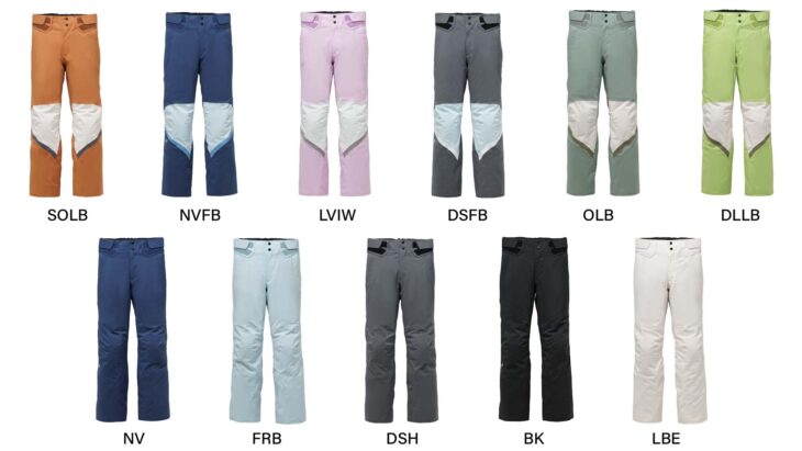  ZAM26OB10 / Curvy Move Pantsカラーバリエーション