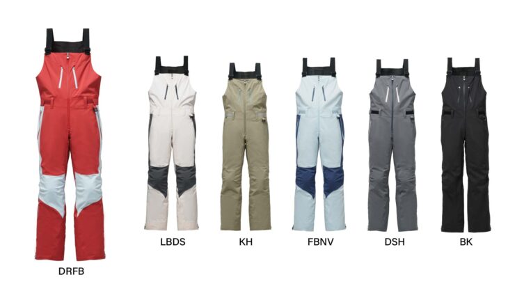 ZAM26OB11 / CubeLine Bib Pantsカラーバリエーション